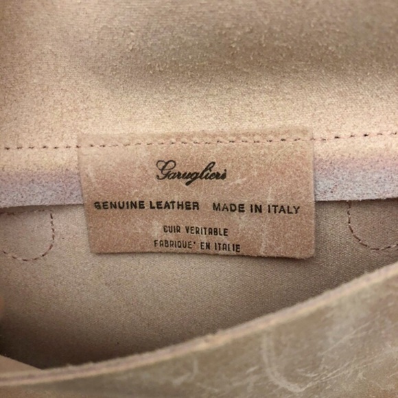 Garuglieri Italian Genuine Leather Pastel Pink Belt Bag Crossbody Bag. - Picture 3 of 14